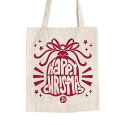 Happy Christmas Tote Bag (Υφασμάτινη Τσάντα Αγοράς) Happy Christmas Tote Bag (Υφασμάτινη Τσάντα Αγοράς)